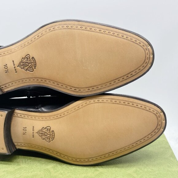 Gucci Horsebit Ankle Boots 757766 Black Leather Mens UK 7 US 7.5 $1790 - NEW - Picture 11 of 13